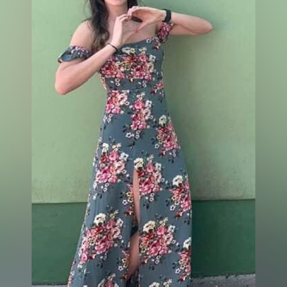 Lulus Off Shoulder Dress - Picture 3 of 3